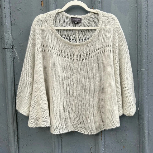 Anthropologie Wooden Ships Poncho Sweater size  XS - Picture 1 of 7